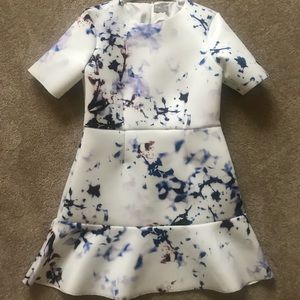 White marble asos dress